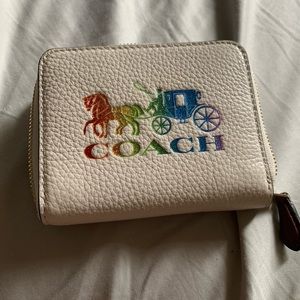 Coach Pride zip around small wallet